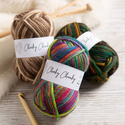 Cheeky Chunky Twist Yarn 100g Ball - Wool Couture