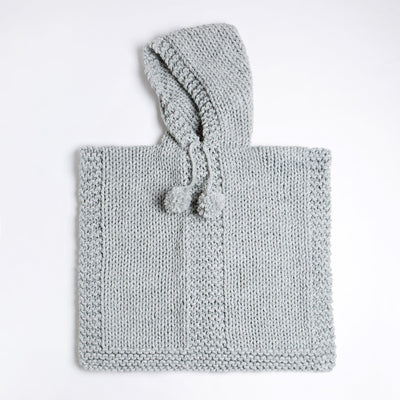 Children’s Poncho Knitting Kit - Wool Couture