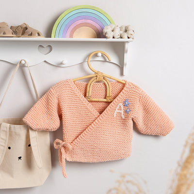 Personalised Baby Cardigan Knitting Kit - Wool Couture