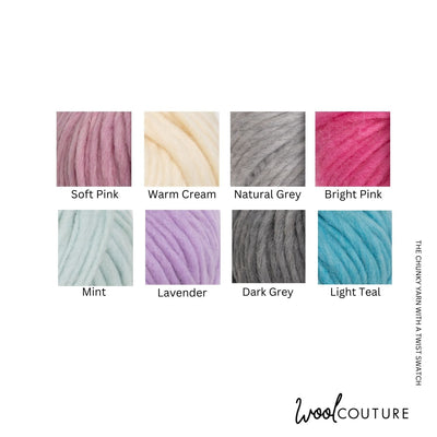 The Chunky Yarn with a Twist 100g Ball - Wool Couture