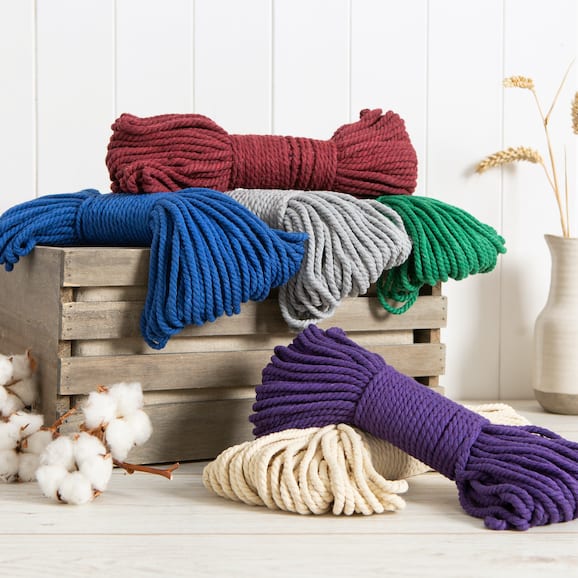10 x Bundles of 5mm Macrame Rope - Wool Couture