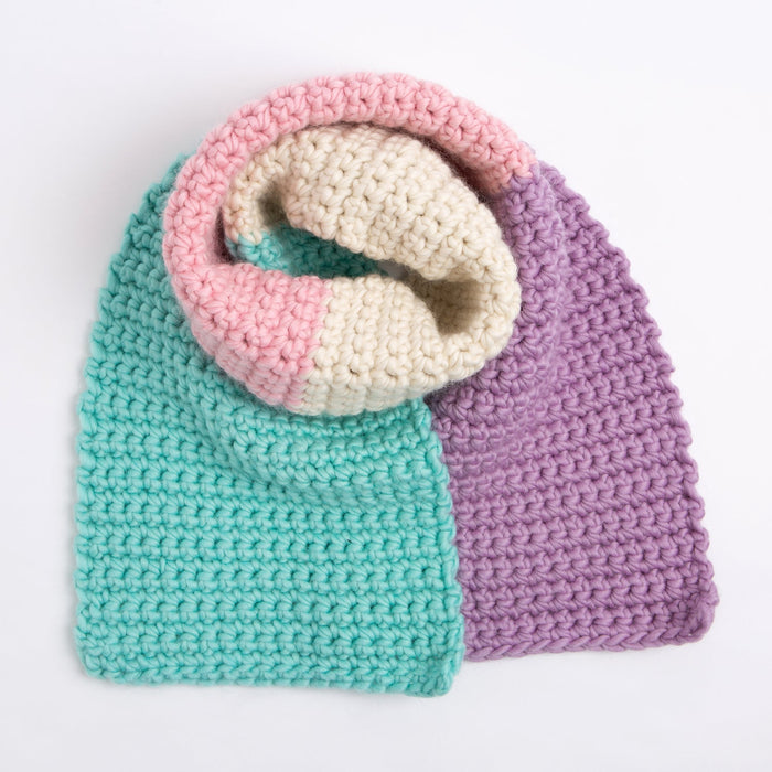 Accessories Crochet Kit - Pastel Dreams Scarf - Wool Couture
