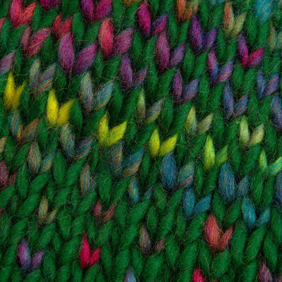 Accessories Knitting Kit - Ellie Hat Forest Green - Wool Couture