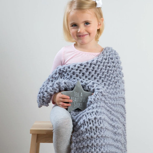 Amias Baby Blanket Knitting Kit - Wool Couture