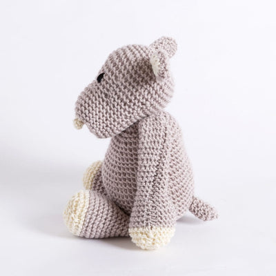 Andy Hippo Knitting Kit - Wool Couture