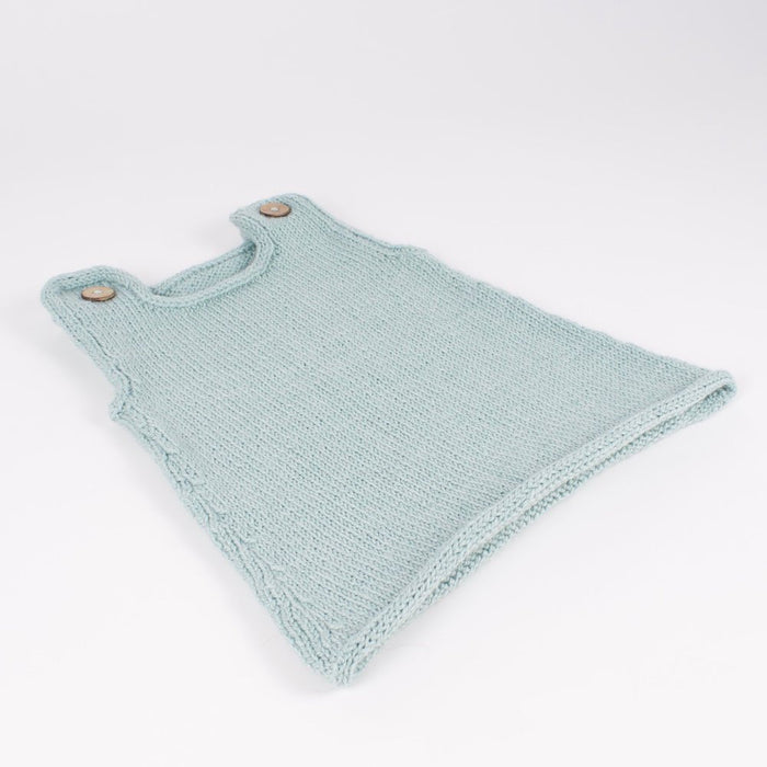 Baby Knitting PDF Pattern - Pinafore - Wool Couture