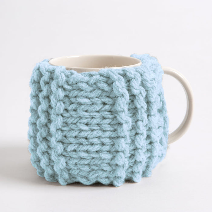Beginner Ribbed Cup Cosy - Knitting Kit - Wool Couture