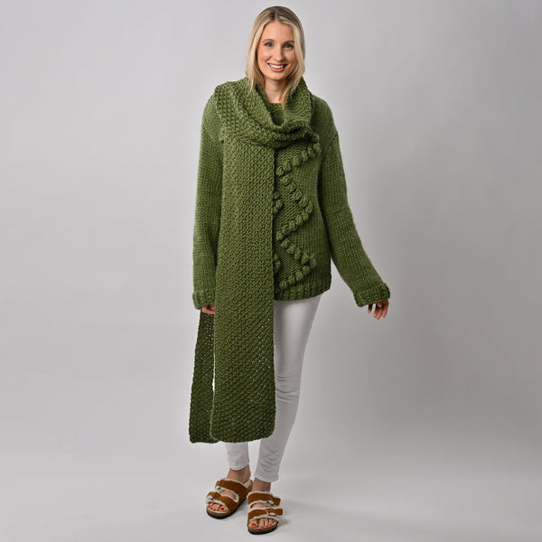 Boyfriend Scarf Knitting Kit - Wool Couture