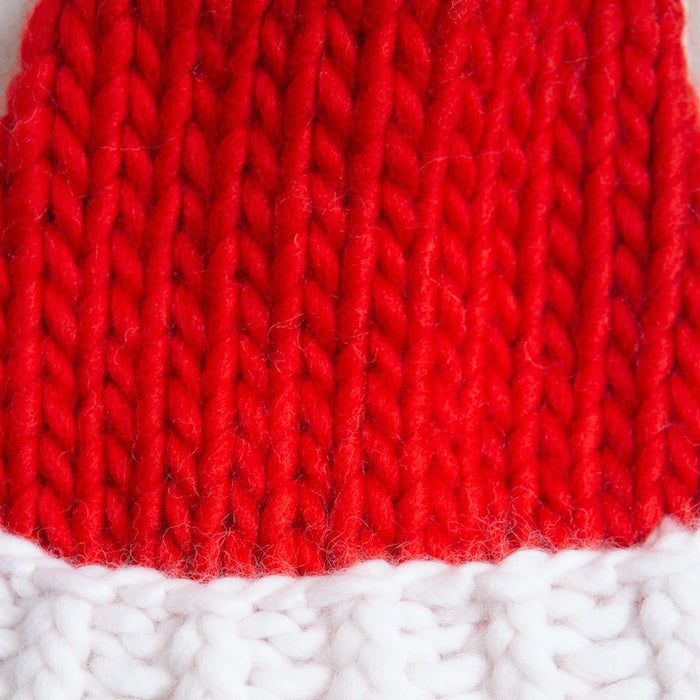 Children's Santa Hat Knitting Kit - Wool Couture