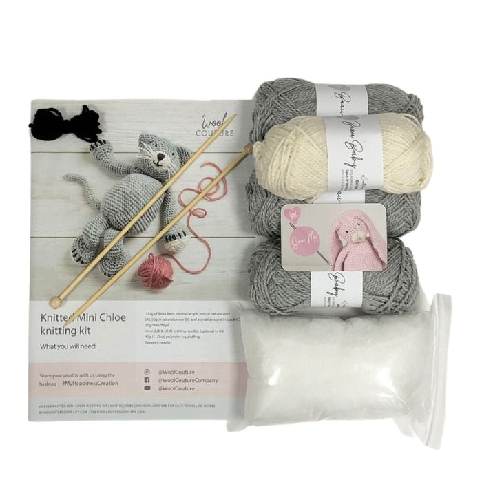 Chloe the Cat Knitting Kit - Wool Couture