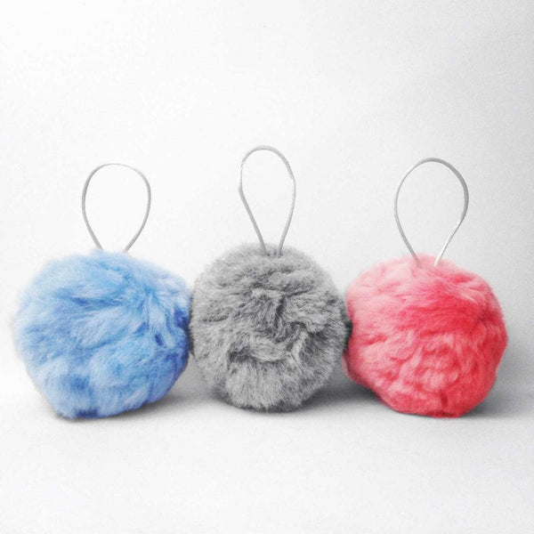 Christmas Bauble Pompom Craft Kit Pastels - Wool Couture