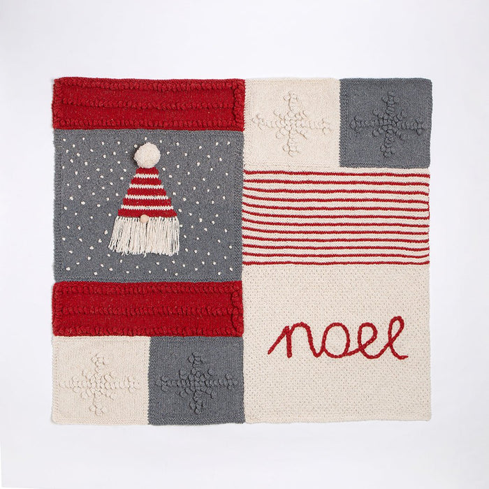 Christmas Gonk Blanket Knitting Kit - Wool Couture