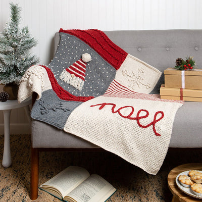 Christmas Gonk Blanket Knitting Kit - Wool Couture