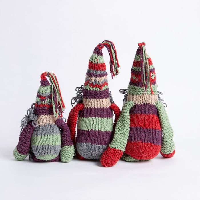 Christmas Knitting PDF Pattern - Christmas Elves - Wool Couture