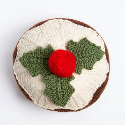 Christmas Pudding Knitting Kit - Wool Couture