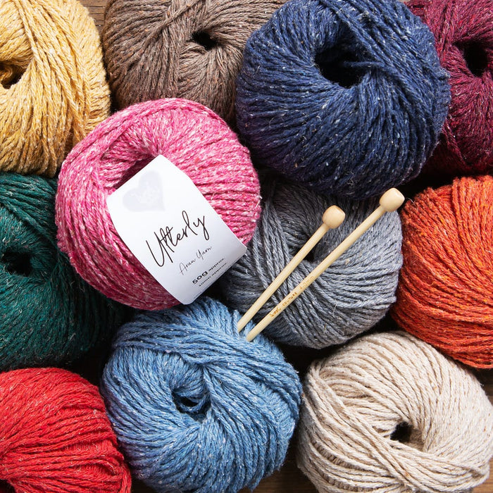 Cushion Knitting Kit - Misty Rainbow - Wool Couture