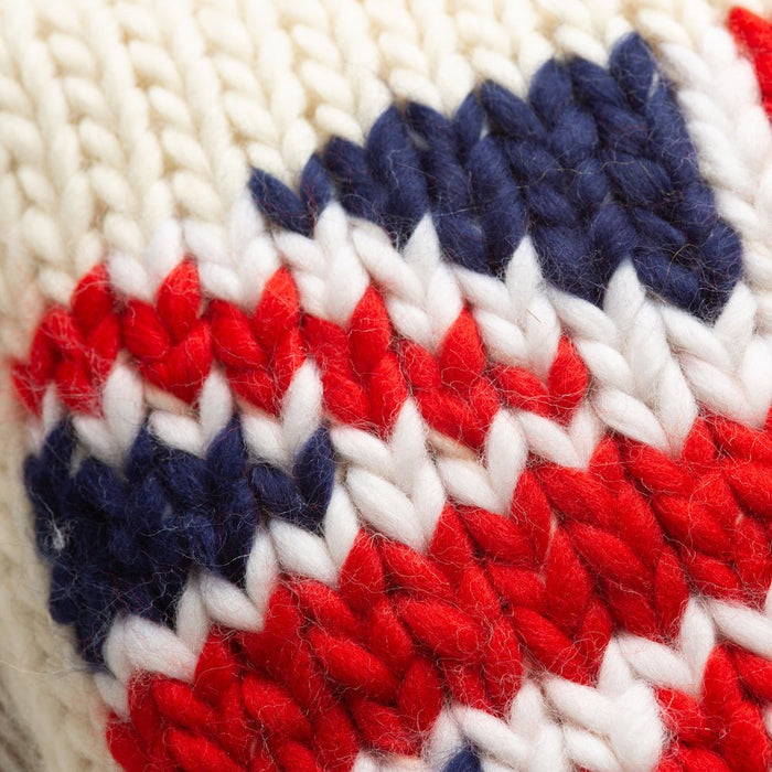 Cushion Knitting Kit - Union Jack - Wool Couture
