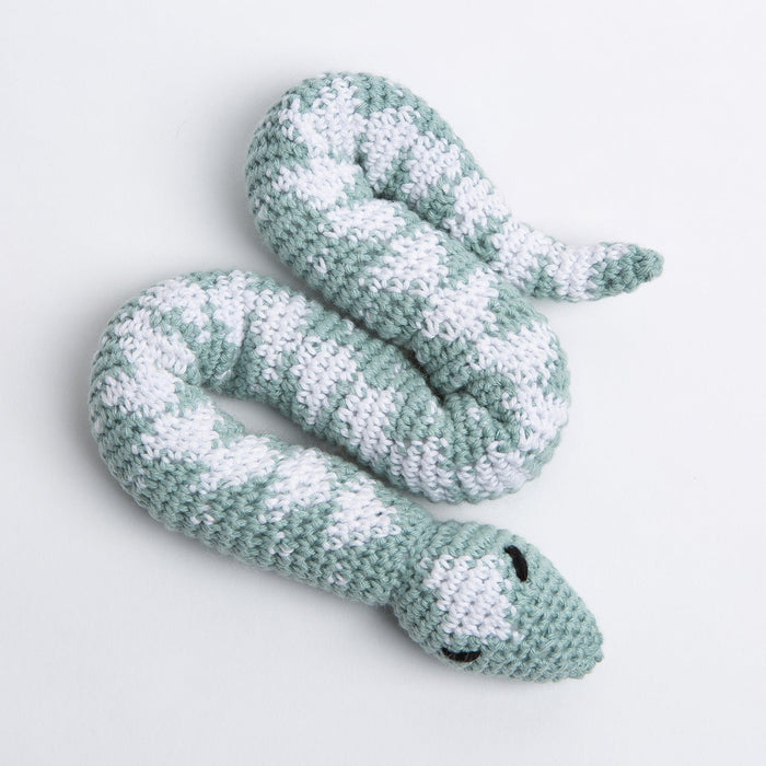 Cyril The Snake - Cotton Crochet Kit - Wool Couture