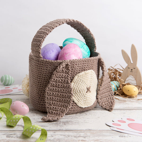 Easter Bunny Bag Crochet Kit - Cotton Collection - Wool Couture