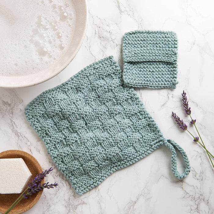 Face Cloth and Scrub Pad Knitting Kit - Wool Couture