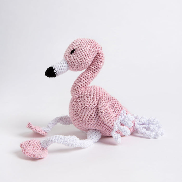 Freya The Flamingo - Cotton Crochet Kit - Wool Couture