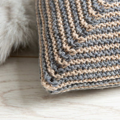 Geometric Cushion Knitting Kit - Wool Couture