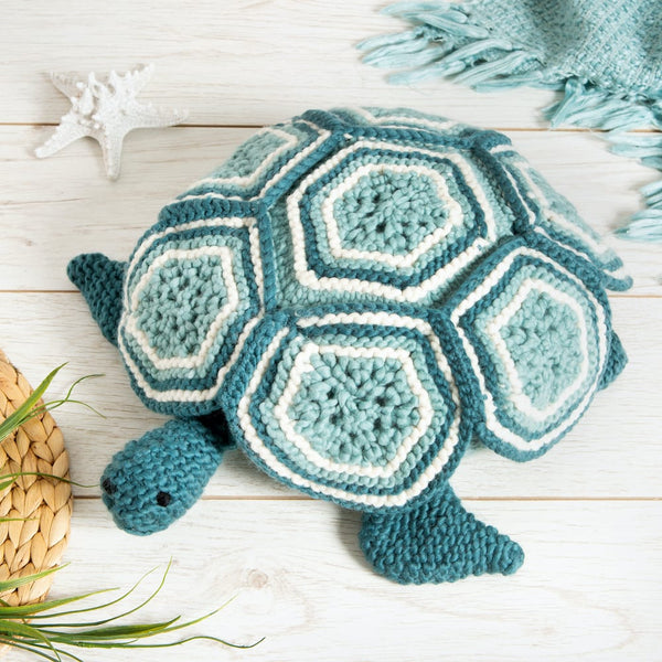 Giant Amelia the Turtle Knitting Kit - Wool Couture