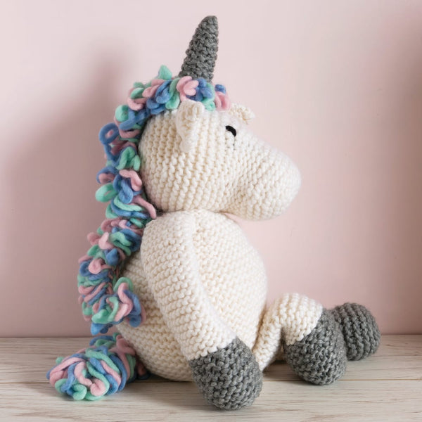 Giant Charlie the Unicorn Knitting Kit - Wool Couture