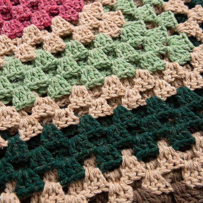 Giant Granny Square Blanket Crochet Kit - Wool Couture