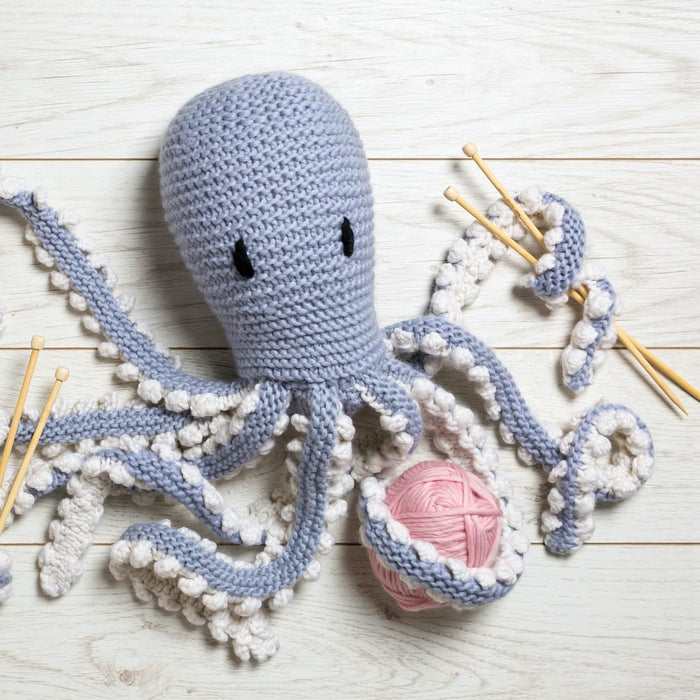 Giant Robyn the Octopus Knitting Kit - Wool Couture