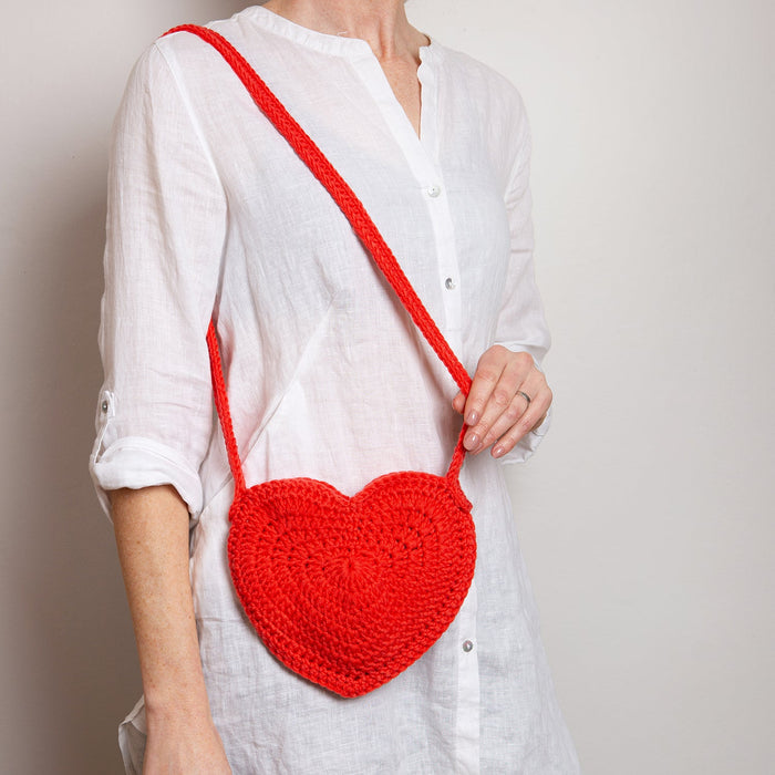 Heart Bag Crochet Kit - Wool Couture