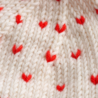 Heart Hat Knitting Kit - Wool Couture