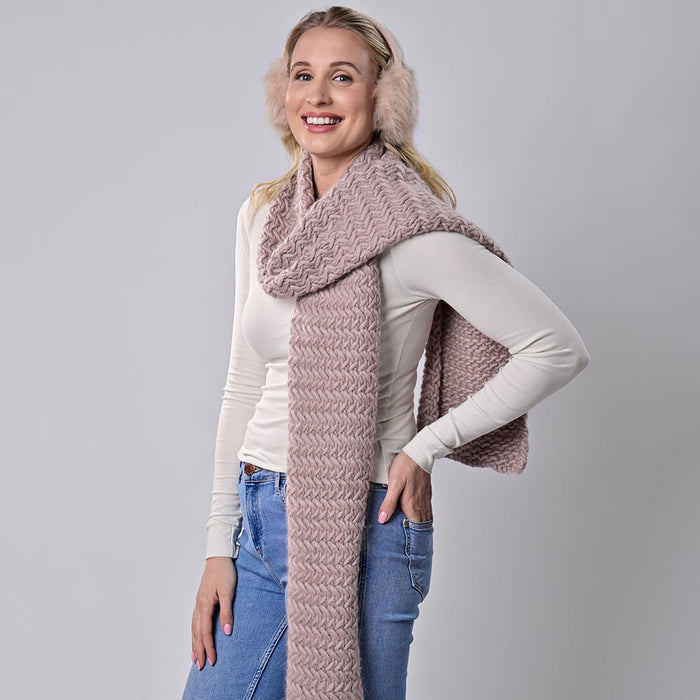 Jojo Scarf Knitting Kit - Wool Couture