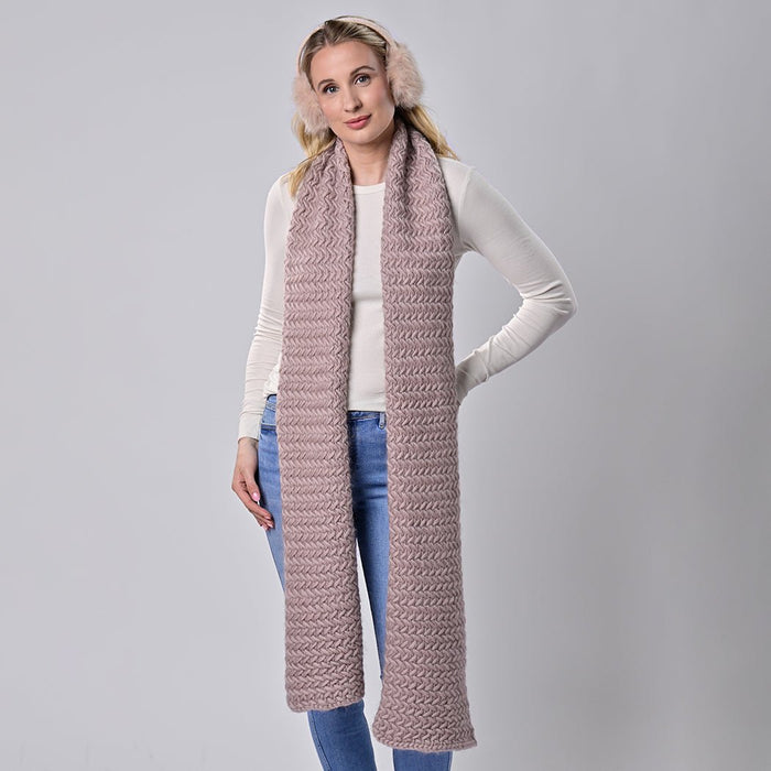 Jojo Scarf Knitting Kit - Wool Couture