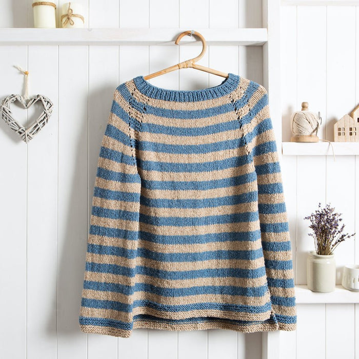 Jumper Knitting PDF Pattern - Rosie Jumper - Wool Couture