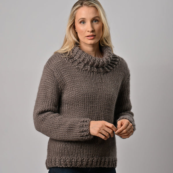 Lia Jumper Knitting Kit - Wool Couture