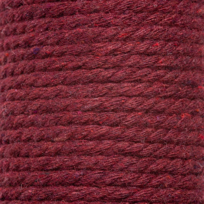Macrame Cord 3mm in Burgundy - Wool Couture