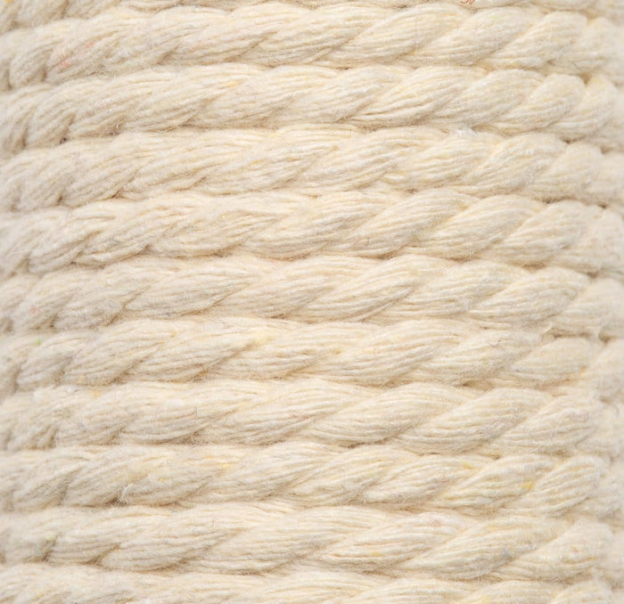 Macrame Cord 5mm in Cream - Wool Couture