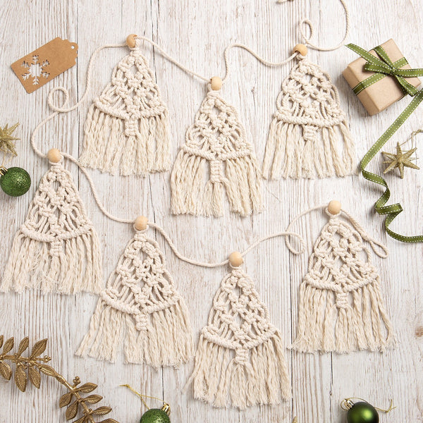 Macrame Craft Kit - Christmas Tree Garland - Wool Couture