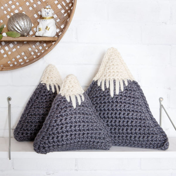 Mountain Top Cushion Crochet Kit - Wool Couture