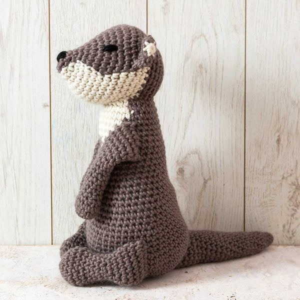 Oscar the Giant Otter Crochet Kit - Wool Couture