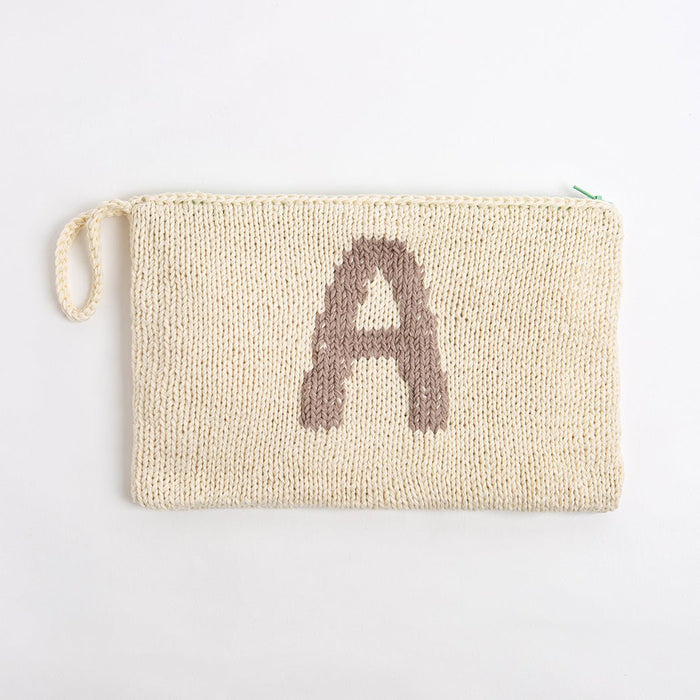 Personalised Toiletry Bag Knitting Kit - Wool Couture