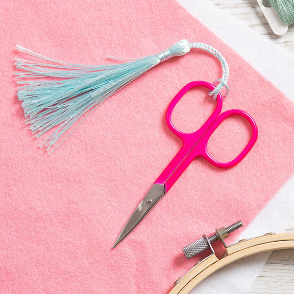 Pink Scissors - Wool Couture