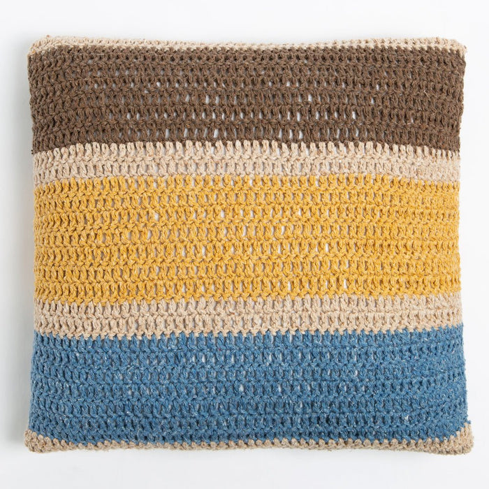 Rainbow Cushion Crochet Kit - Wool Couture