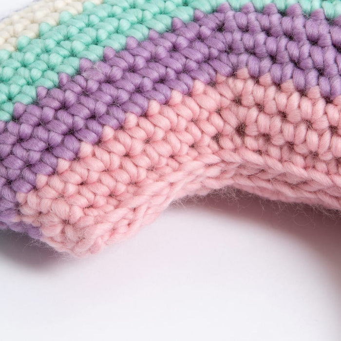 Rainbow Cushion Set Crochet Kit - Wool Couture