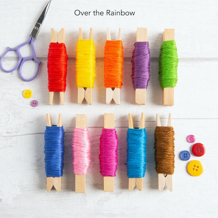 Rainbow Embroidery Kit - Wool Couture