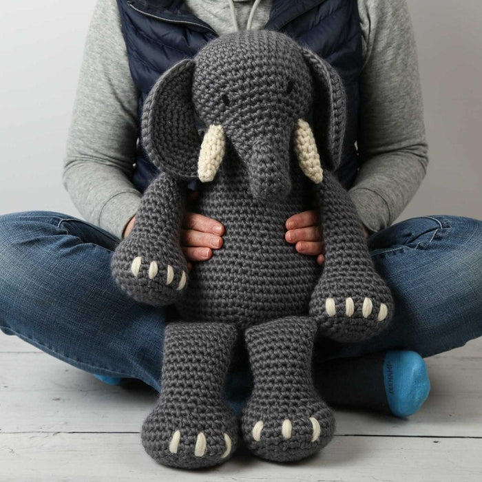 Ruby Elephant Crochet Kit - Wool Couture