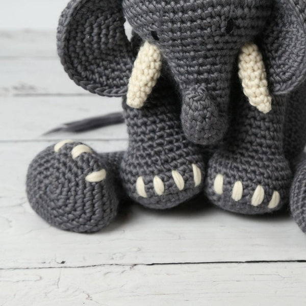 Ruby Elephant Crochet Kit - Wool Couture