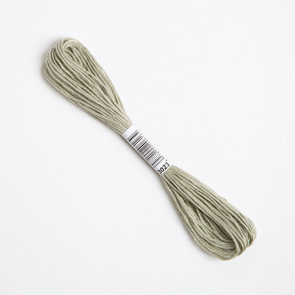 Sage Green Embroidery Thread Floss 3023 - Wool Couture