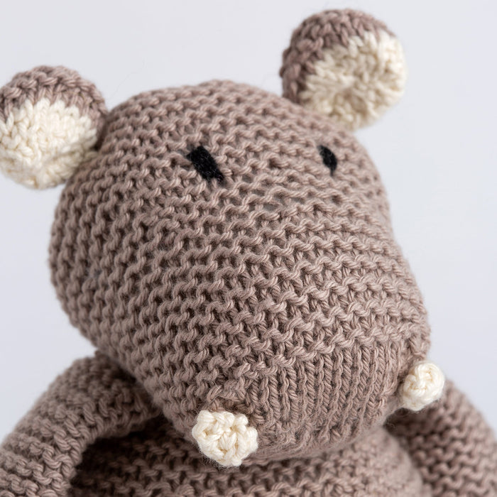 Sophia The Hippo - Cotton Knitting Kit - Wool Couture